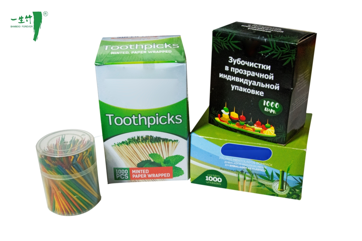 Free Sample Factory Price Disposable Bamboo Toothpicks With Mint Taste